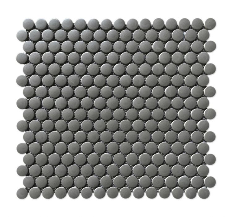 Penny Round Dark Grey Grip 11.5 x 12.25